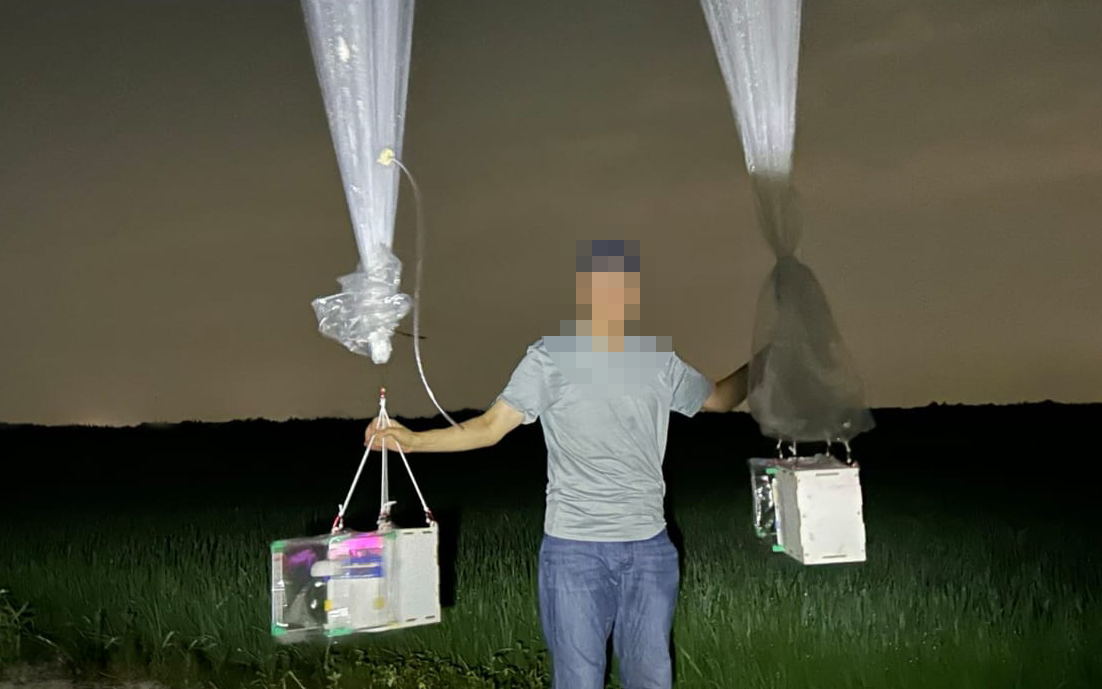 Smart Balloon launch in the field