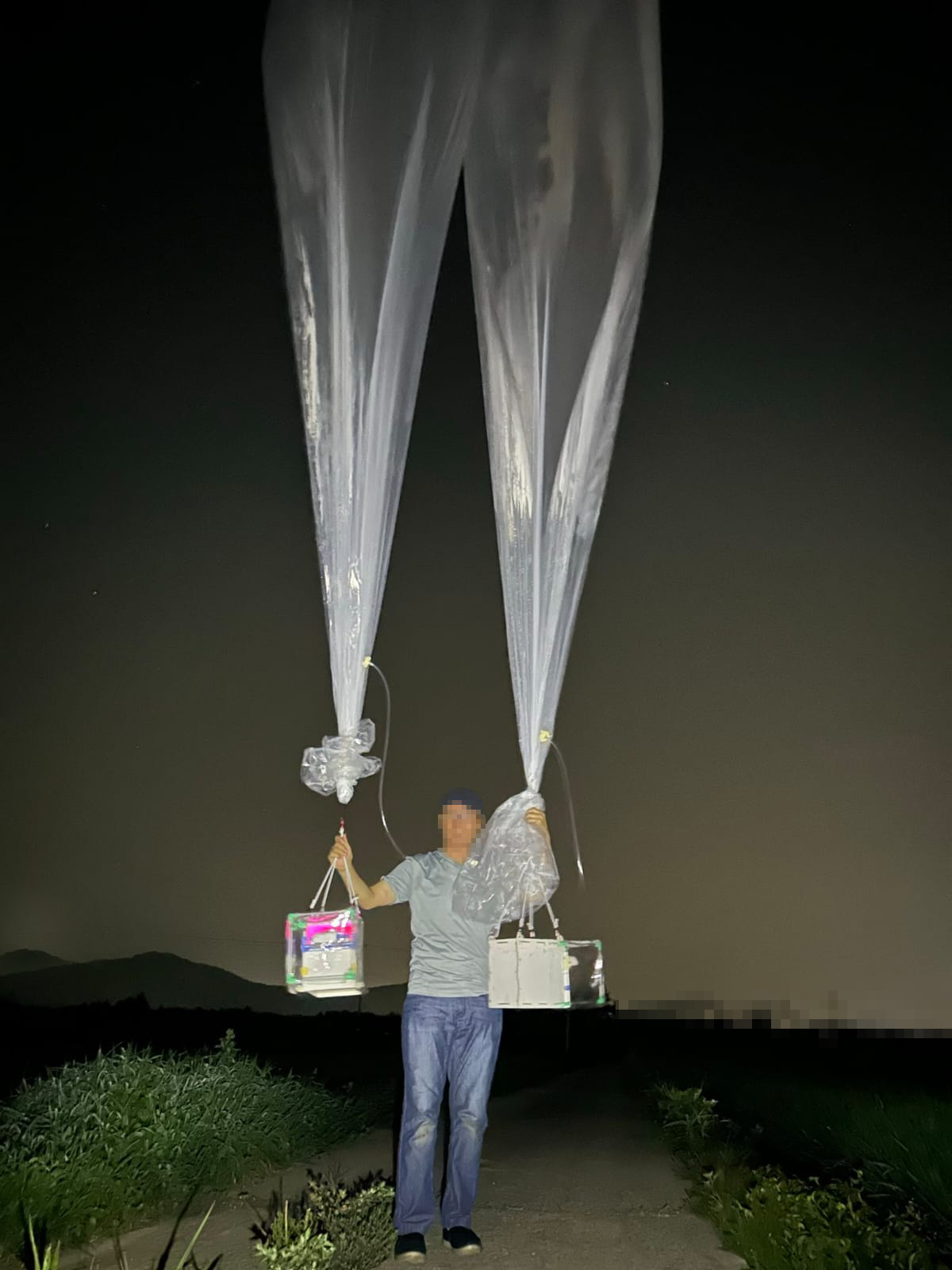 Smart Balloon launch in the field